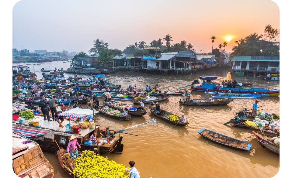 Mekong Delta’s Green Season - Mekong River